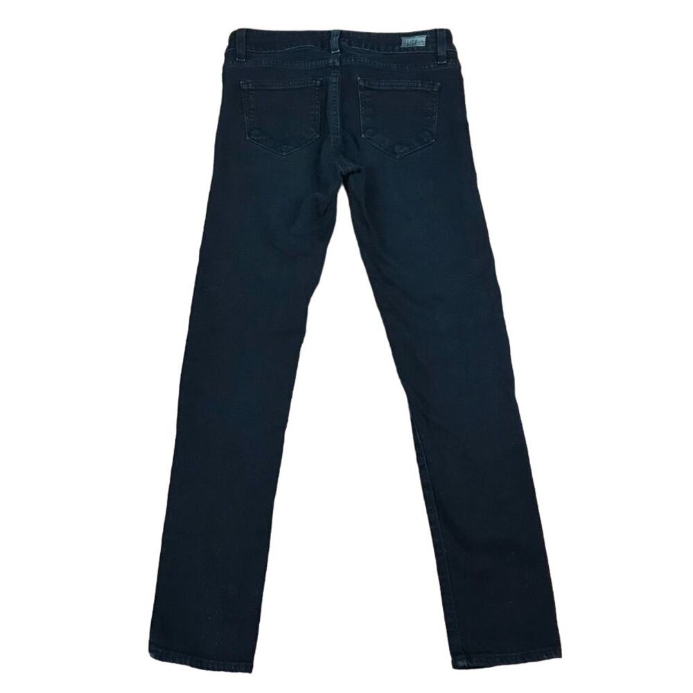 Paige Skyline Ankle Peg Jeans Black Sz 26
